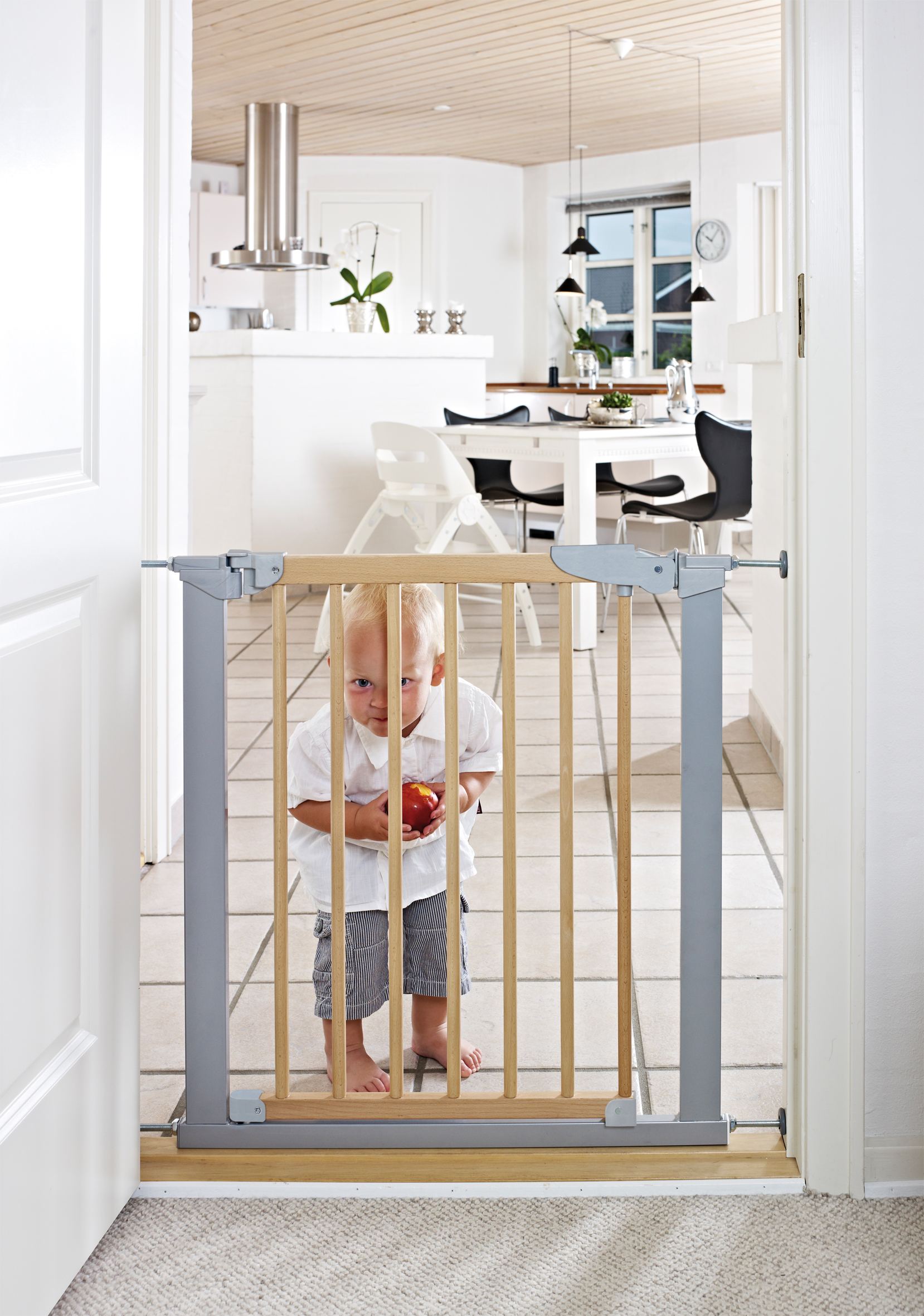 Silver baby hot sale gate