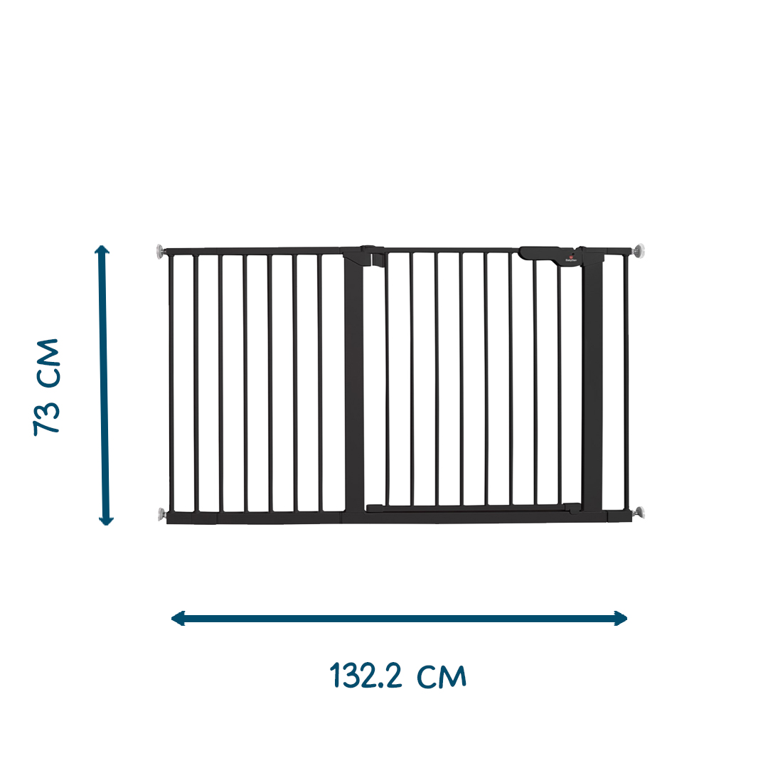 Plastic baby gates extra wide best sale