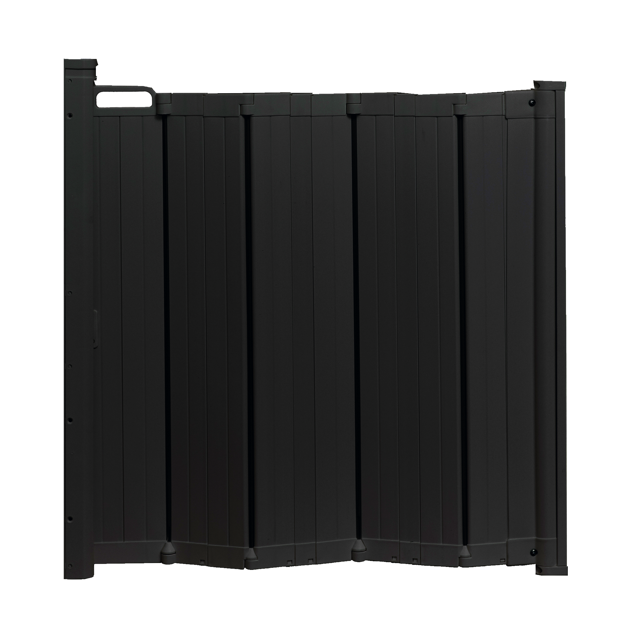 BabyDan 109.5-in x 28-in Hardware Mounted Black Metal Safety Gate