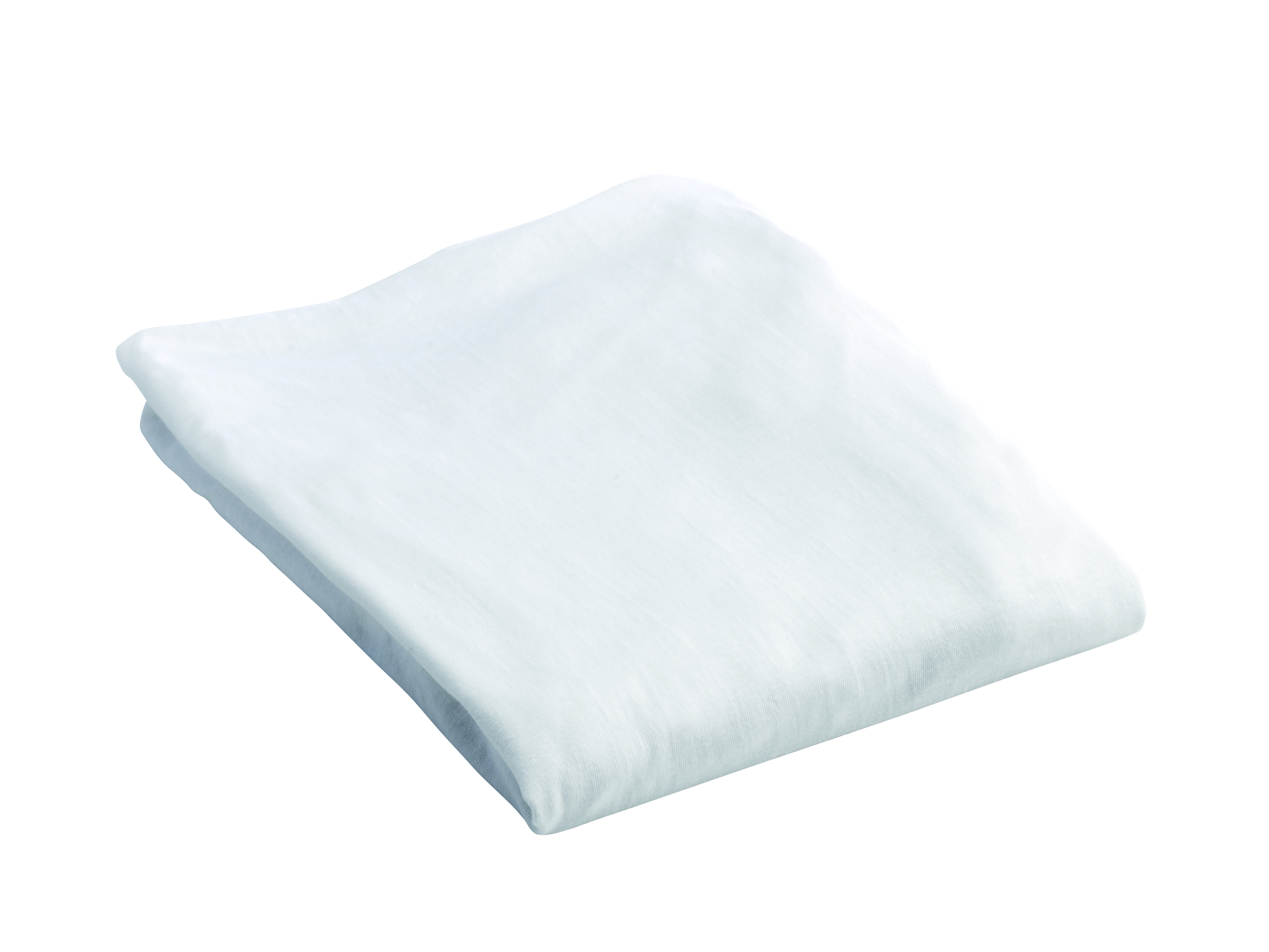 Fitted Sheet for Junior Bed by BabyDan, White (70x160 cm)