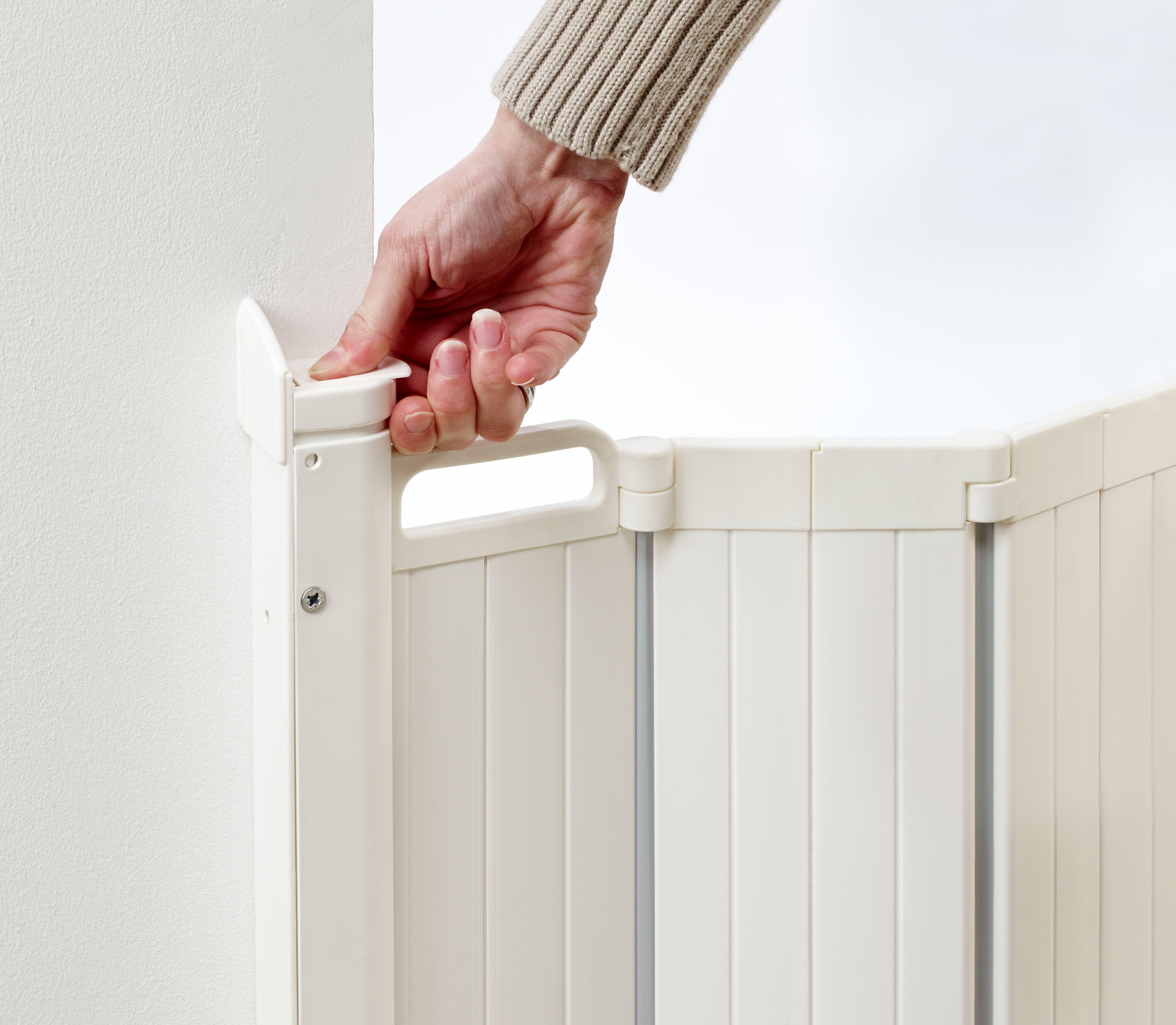 Classificatie tong Zo snel als een flits BabyDan Guard Me Safety Gate, White