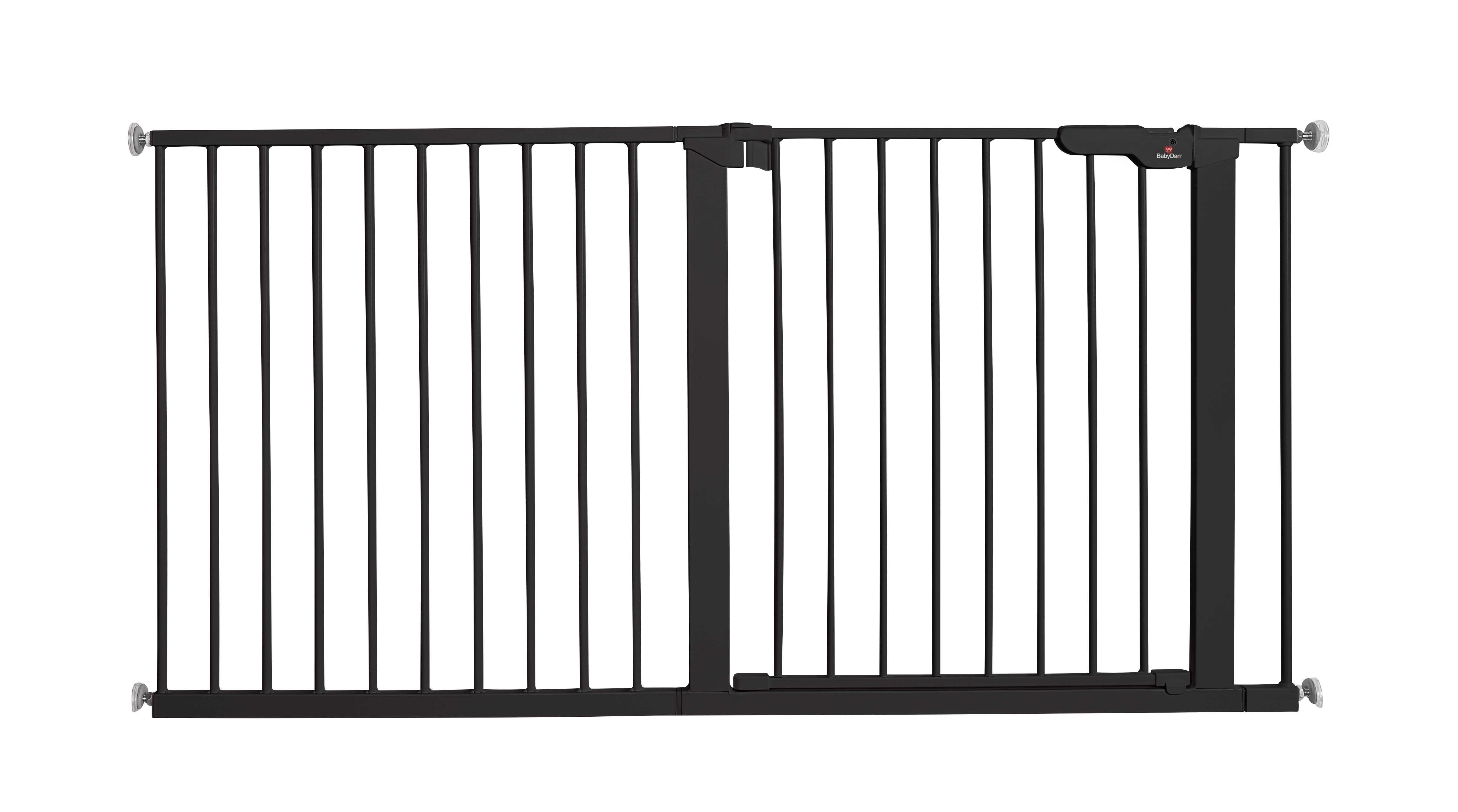 Black sales stair gate