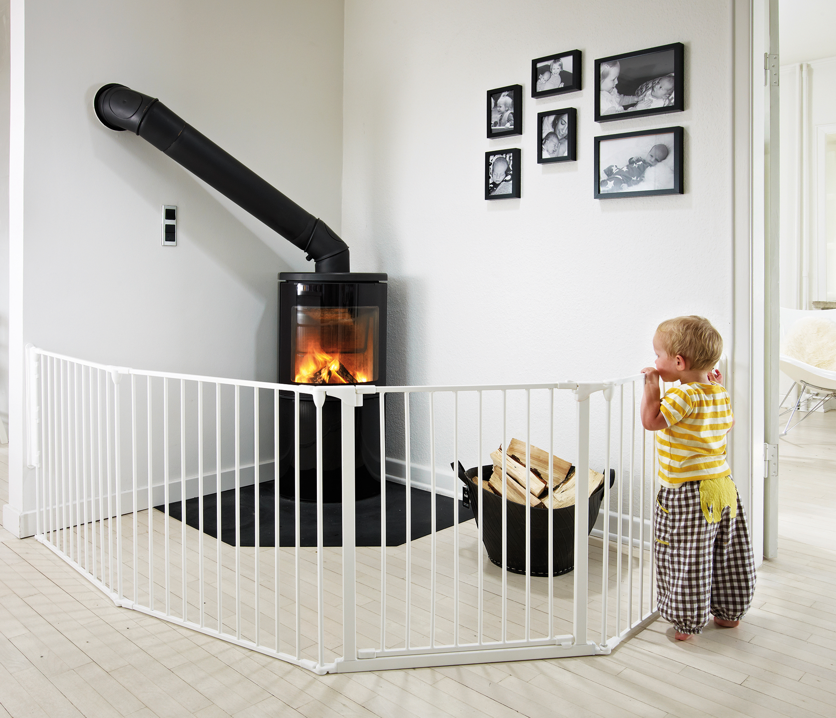 Wood stove 2024 safety fence