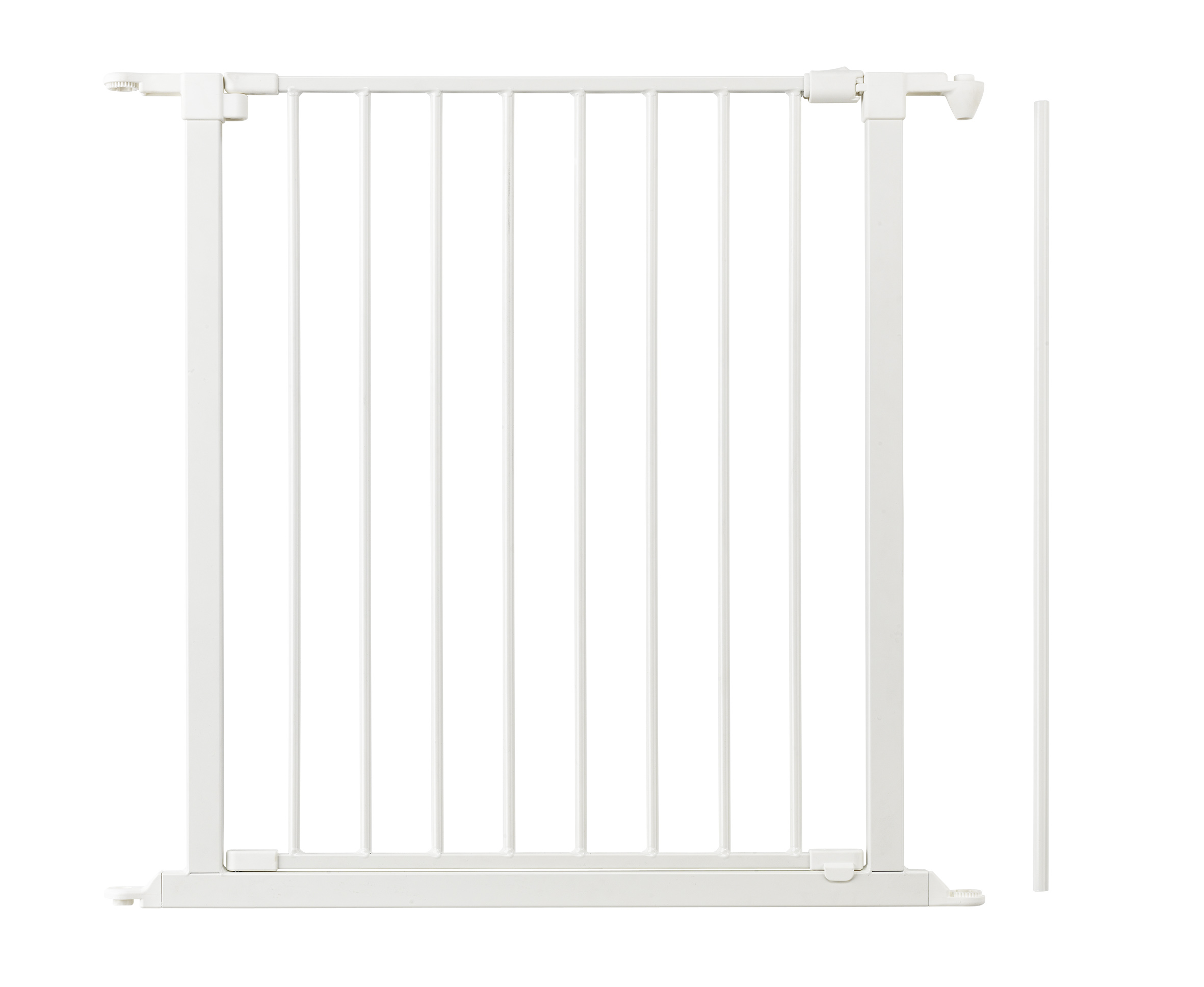 BabyDan Barrera de seguridad para niños Flex L 90 a 223 cm blanco 