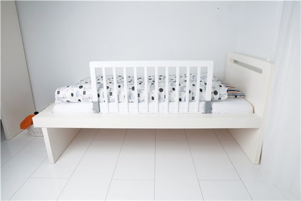 Wooden Bed Guard By Babydan White, Babydan Wooden Bed Rail
