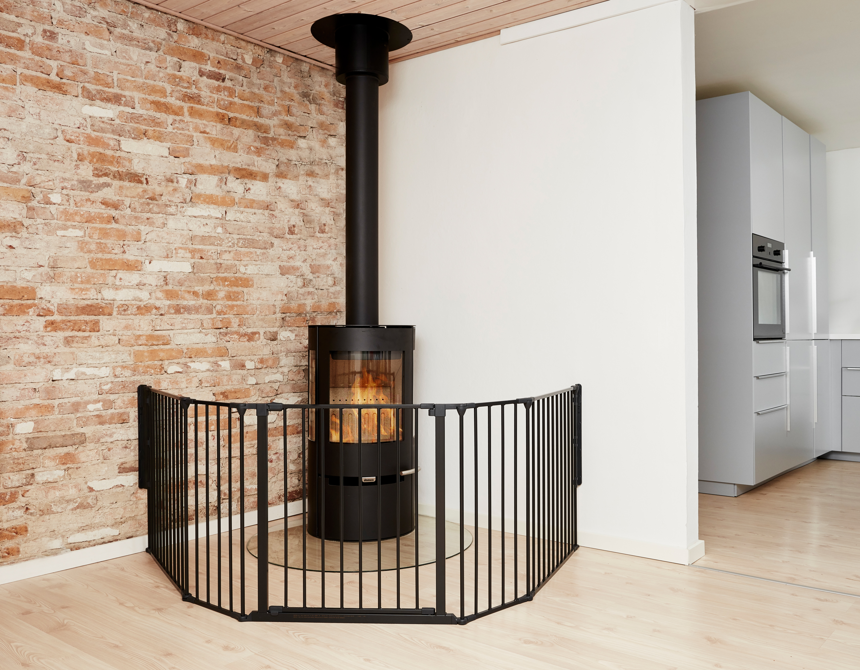 BabyDan Configure Flex XL Hearth Gate Black 90-278cm