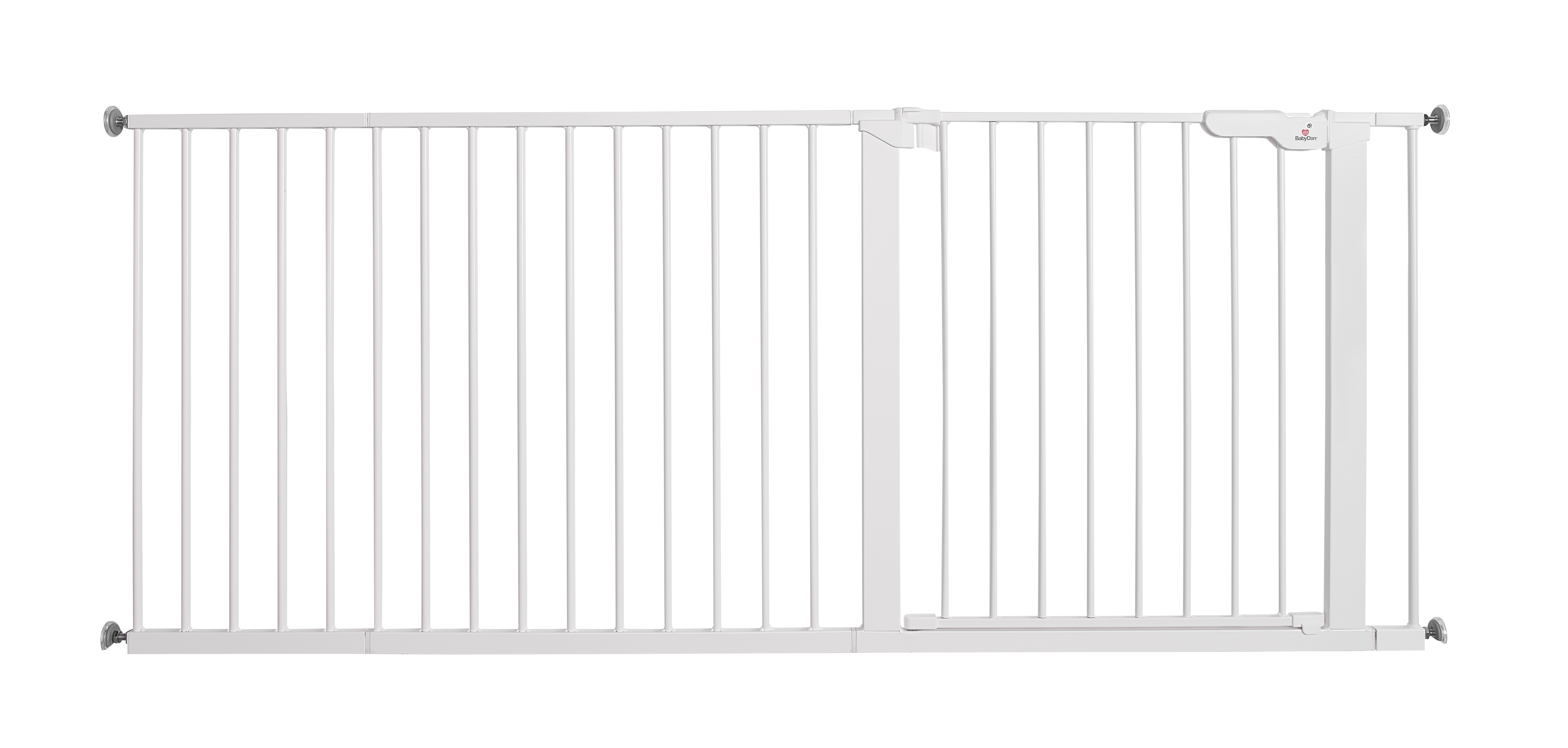 BabyDan ASTA Safety Gate Extra Wide 183 cm White