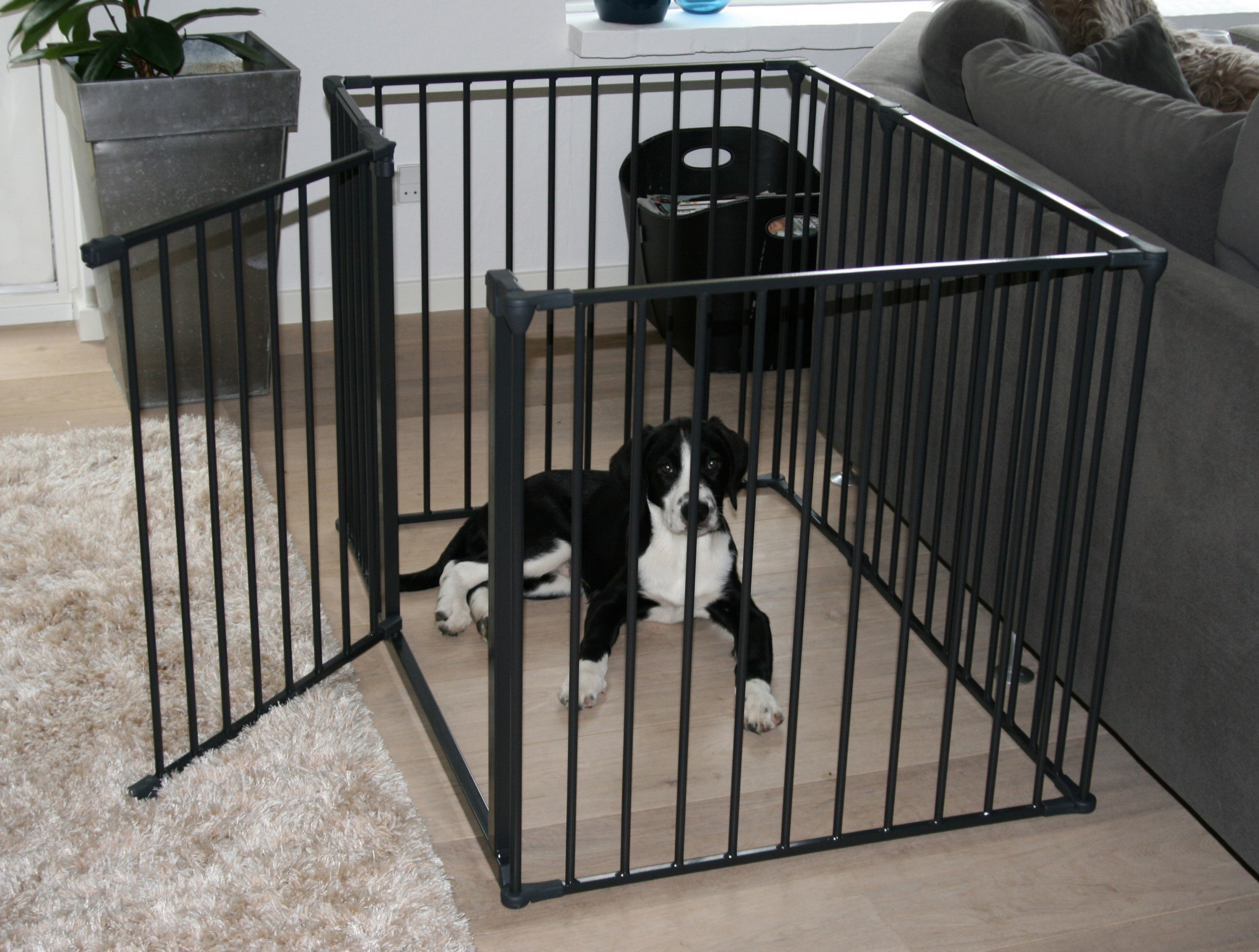 Square hot sale dog playpen