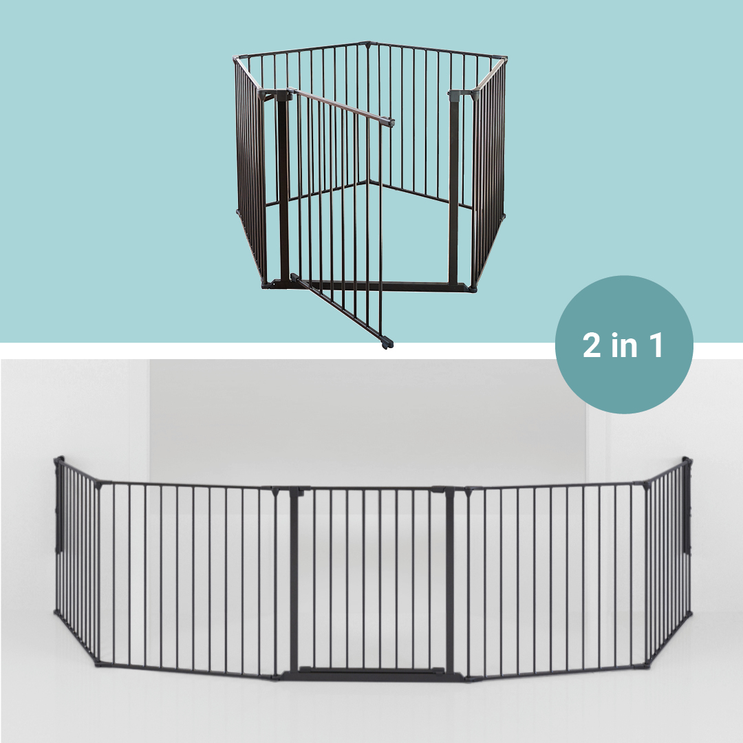 Pet gate room outlet divider