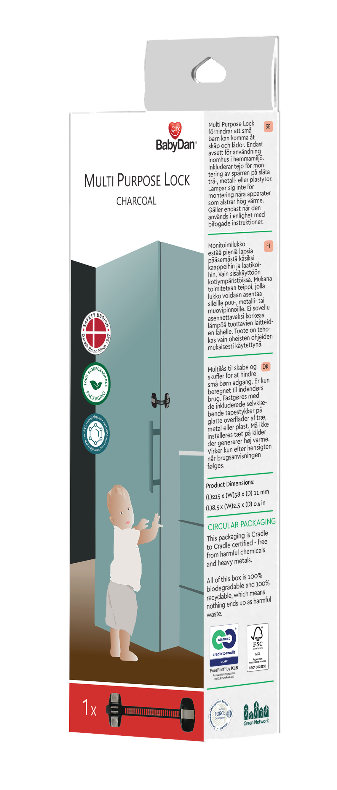 Bloque porte de frigo Multilock BabyDan