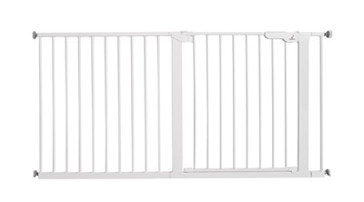 Safety 1st U-Pressure Easy Close Extra Tall Barrier Metal White