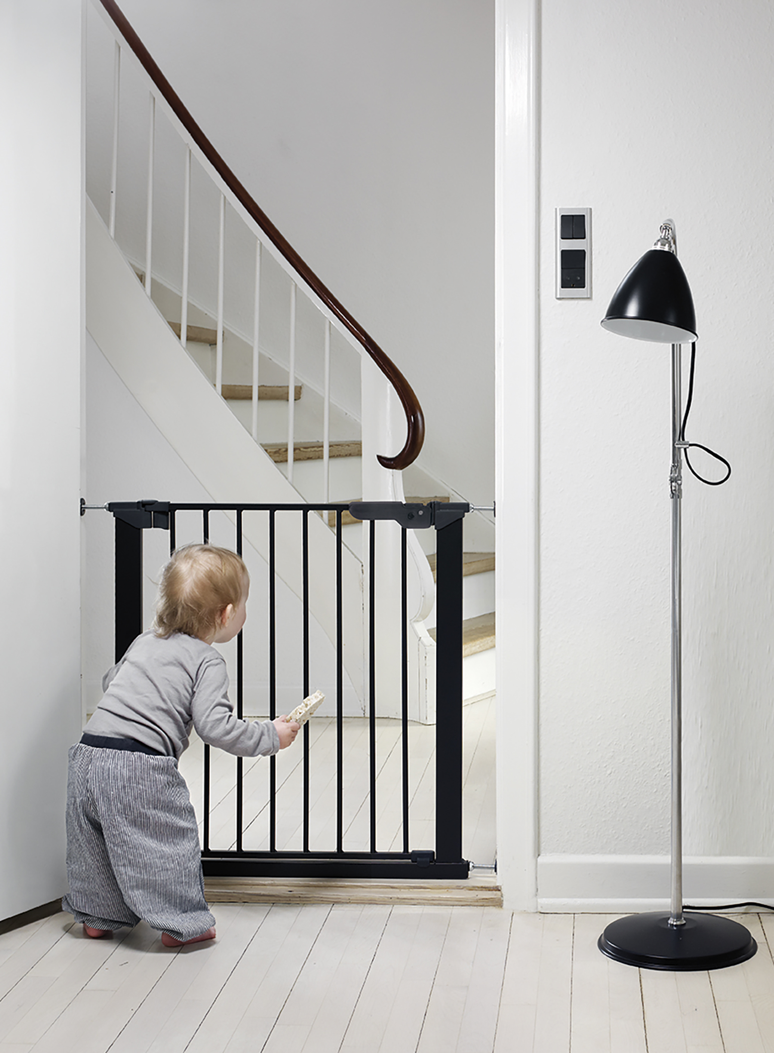 BabyDan Premier Safety Gate Black