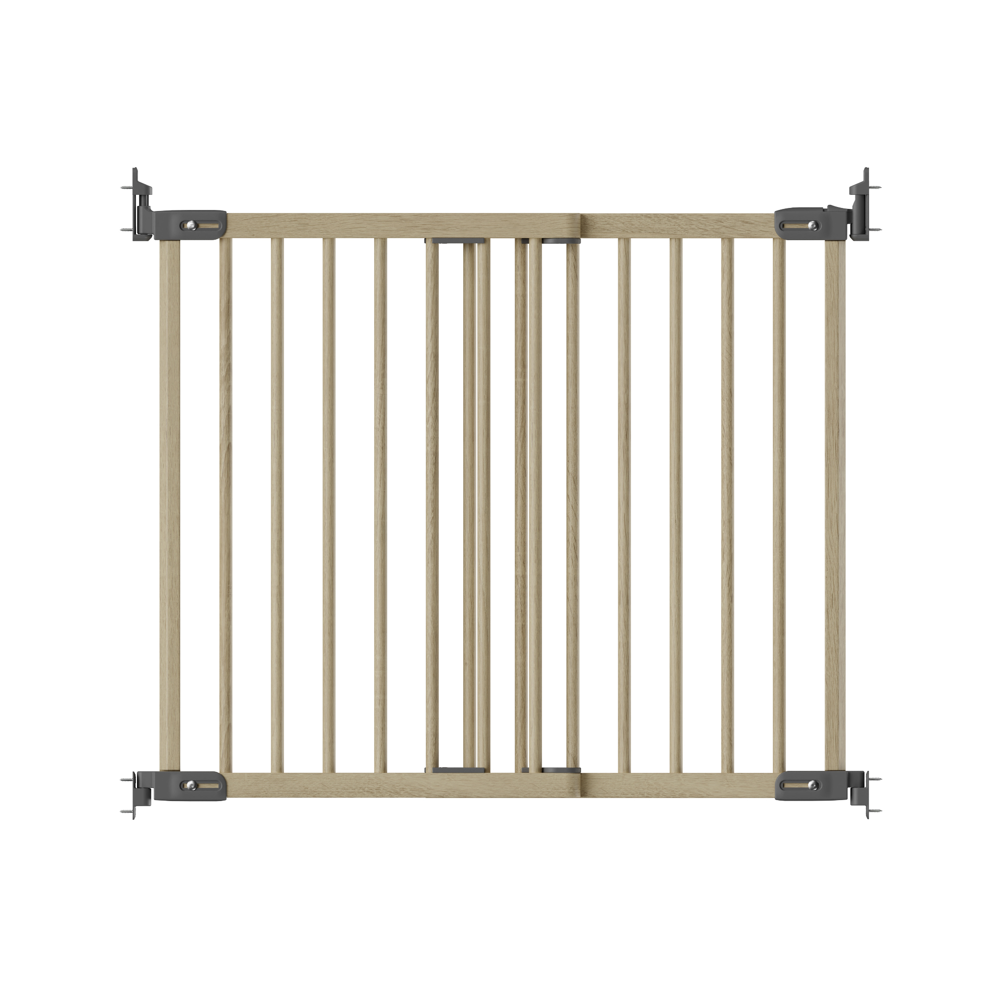 BabyDan FlexiFit Deluxe Safety Gate Wood Gray