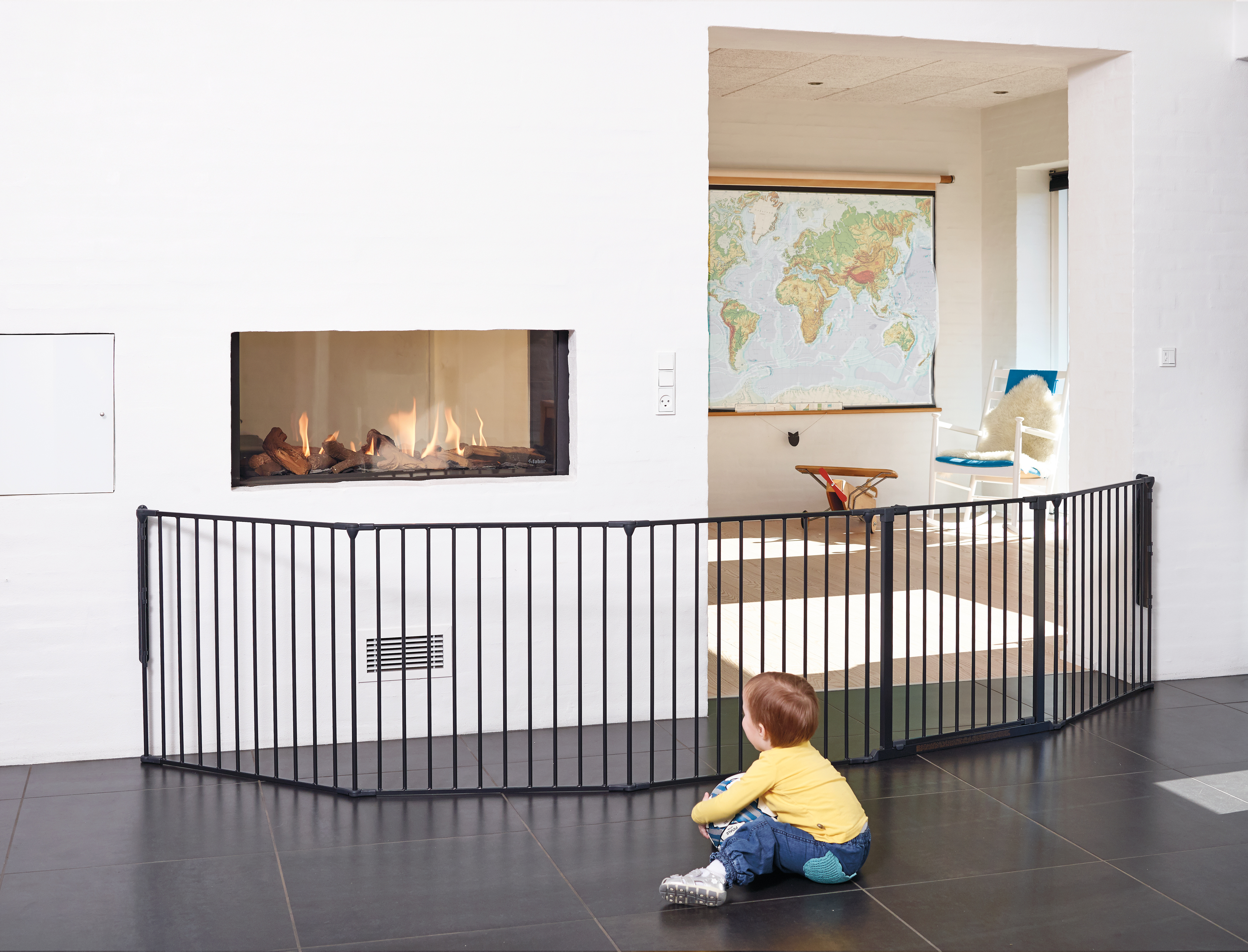 Babydan xl best sale hearth gate